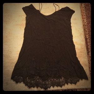Black, lacy dress